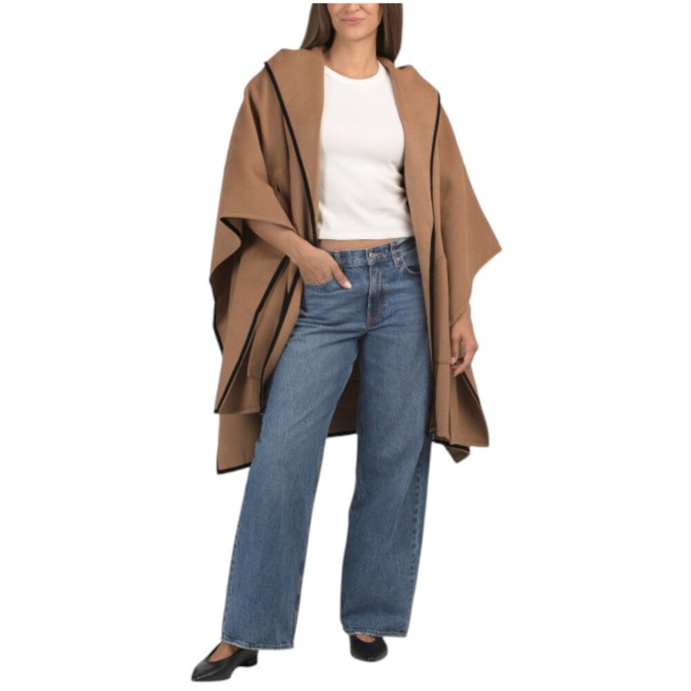 BELLE & BLOOM Wool Blend Need You Know Cape Coat